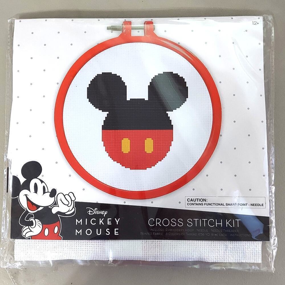 Disney Mickey Mouse Cross Stitch Kit NEW